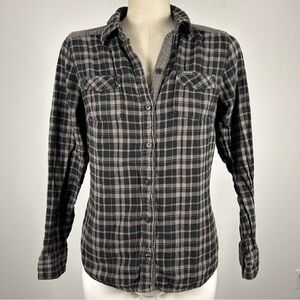 💕 Columbia Plaid Button-Up Shirt S